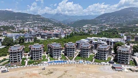 Appartement Alanya Oba à vendre : 1-4 chambres avec piscine et citoyenneté — 2/36
