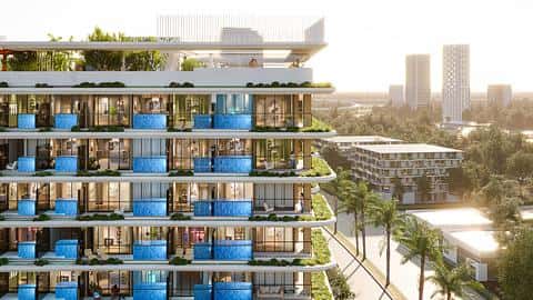 Luksuriøse lejligheder med private pools, Dubai — 5/25