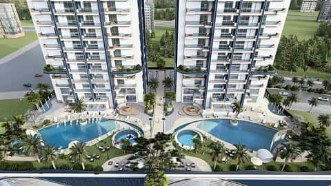 סטודיו יוקרתי עד דירות 3BR עם בריכות פרטיות ב-Samana Waves 2, דובאי — 8/18