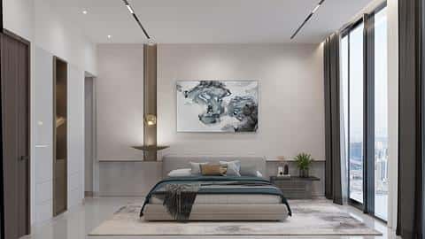 Luxuriöse Samana Barari Lagoons Residenz, Dubai — 8/27
