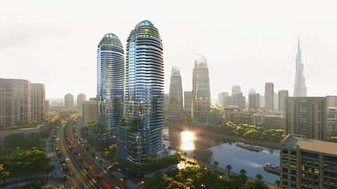 Schicke Apartments mit Panoramablick in Business Bay, Dubai — 2/20