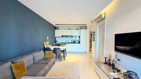 Appartement 1+1 Meublé à Vendre à Oba Alanya Près de la Mer — 4/24