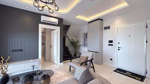 Appartements centraux à Alanya à vendre : 2 ou 3 chambres avec piscine et salle de sport — 10/35