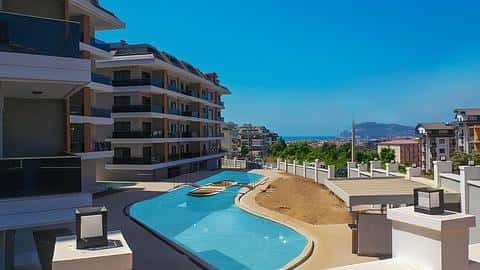 Appartements de Luxe avec Vue Panoramique sur la Mer et le Château à Alanya — 5/31