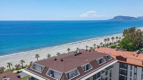 Apartamenty z widokiem na morze na sprzedaż w Kestel, Alanya – 1, 2, 3 sypialnie | Pierwsza linia do plaży — 4/32