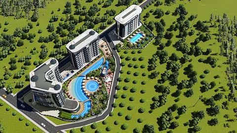 Complex avec un concept hôtelier à Avsallar, Alanya — 4/15