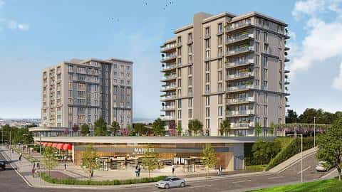 À vendre : appartements à Basaksehir, Istanbul avec 2 à 5 chambres et des avantages de citoyenneté — 5/14