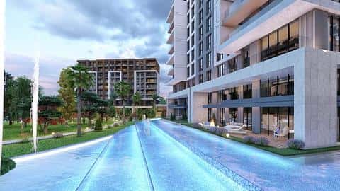Appartements Istanbul Basaksehir : 5 chambres, piscine et parking privé à vendre — 3/9