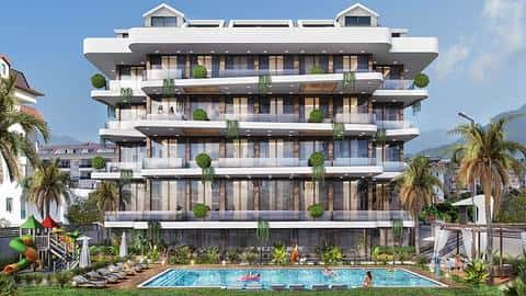 Appartements éligibles à la citoyenneté à Alanya Kestel | Proche plage — 3/11