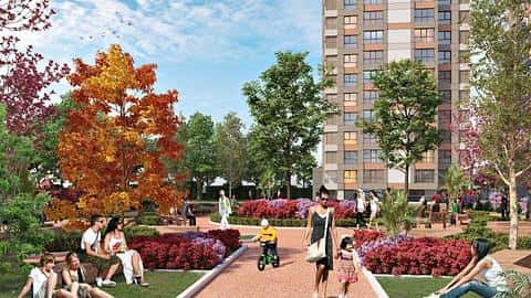 Appartements de 1 à 4 chambres à Cekmekoy, Istanbul avec piscine et prêts pour la citoyenneté — 3/19
