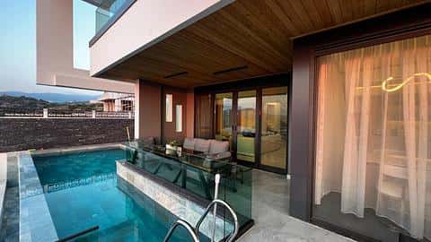 Villa avec vue sur la mer, 4 chambres et piscine privée à Yesiloz, Alanya — 2/24