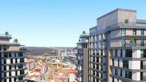Appartements de luxe avec vue imprenable à Kagithane — 8/9