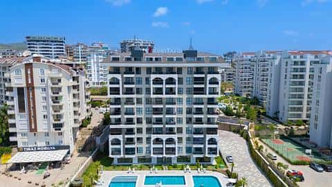 À vendre : appartements de 2 et 1 chambres avec piscine à Avsallar, Alanya — 2/28