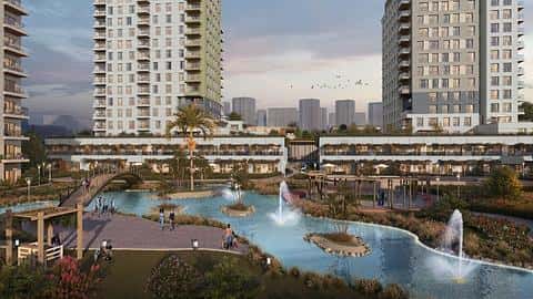 À vendre : appartements de 1 à 4 chambres à Kucukcekmece, Istanbul avec accès à la citoyenneté et à la piscine — 2/9