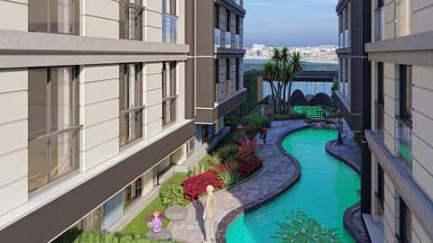 Istanbul Eyupsultan : Appartement 2 chambres à vendre avec vue sur la ville et permis de résidence — 3/15