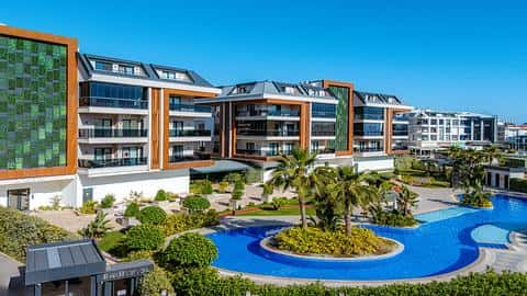 Acheter un appartement à Alanya, Oba avec piscine et à proximité de la plage — 2/46