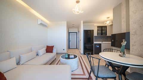 Apartamenty z widokiem na morze na sprzedaż w Kestel, Alanya – 1, 2, 3 sypialnie | Pierwsza linia do plaży — 10/32
