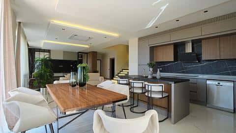À vendre : Villa avec vue sur la mer à Kargicak, Alanya avec 4 chambres et citoyenneté — 7/32