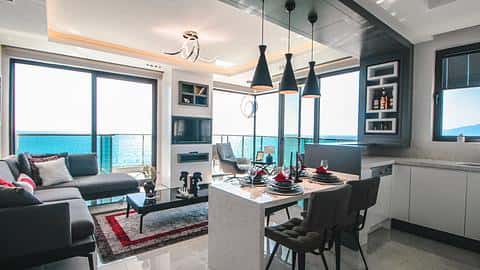 Appartement 2+1 en Bord de Mer à Vendre à Mahmutlar Alanya — 7/45