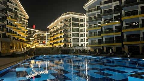 Appartements confortables avec vue sur la mer remarquable dans la station balnéaire d'Alanya — 9/30