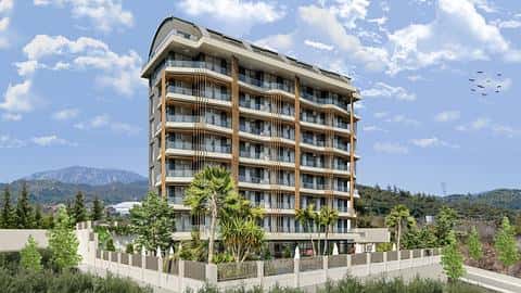 Appartement à vendre à Demirtas Alanya avec accès à la piscine, Chambres : 1, 2, 3 — 3/25