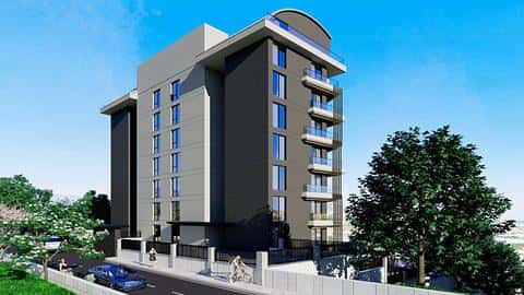 Appartement à vendre à Demirtas Alanya avec accès à la piscine, Chambres : 1, 2, 3 — 7/25