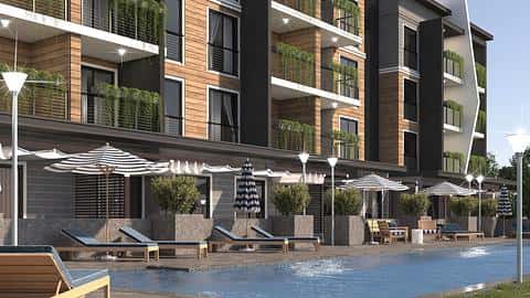 Appartements d'une chambre à des prix abordables à Aksu, Antalya — 5/7