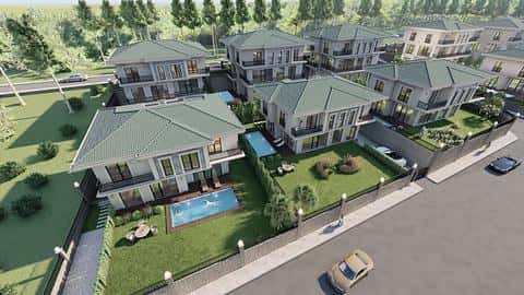 Villas luxueuses à acheter à Buyukcekmece : 5/7 chambres, piscines privées et permis de résidence — 10/33