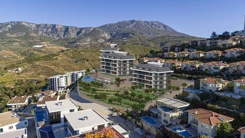 Appartements de 1 à 3 chambres avec citoyenneté à vendre à Alanya Kargicak — 4/27