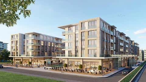 À vendre : appartements d'une et deux chambres à Kucukcekmece, Istanbul avec permis de résidence et accès aux commodités du centre-ville — 2/13
