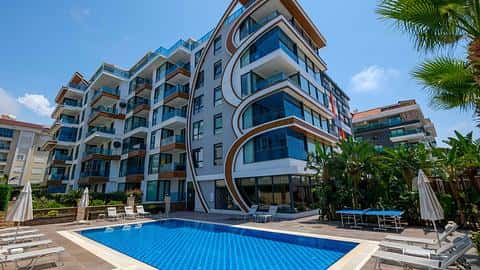 Appartement 1 Chambre à Vendre à Kestel, Alanya - Centre-Ville, Bord de Mer — 5/32
