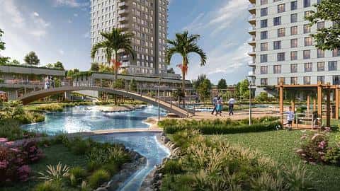 À vendre : appartements de 1 à 4 chambres à Kucukcekmece, Istanbul avec accès à la citoyenneté et à la piscine — 3/9