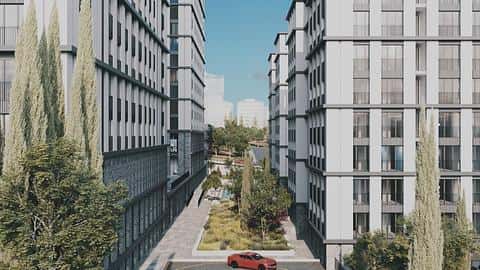 Appartement à vendre à Umraniye, Istanbul - 1  et 2 chambres avec citoyenneté et piscine — 3/25