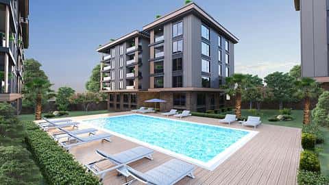 Appartements avec vue sur le jardin à Beylikduzu, Istanbul — 2/9