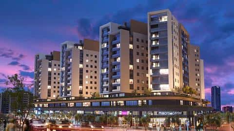 complexe de grande hauteur de luxe avec des installations modernes — 2/18