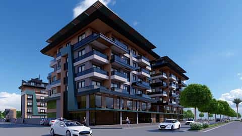 Investir à Alanya Kargicak : Appartements avec piscine près de la mer disponibles à la vente — 3/7