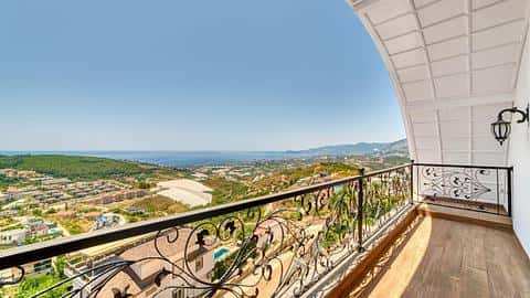 Villa de luxe 5+1 avec vue sur la mer à vendre à Alanya Kargicak — 7/27