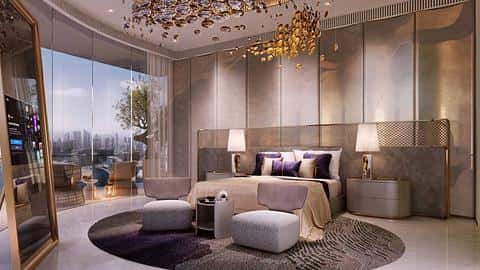 Deluxe-huoneistot, joista on näkymät kanavalle Business Bayssä, Dubaissa — 3/17
