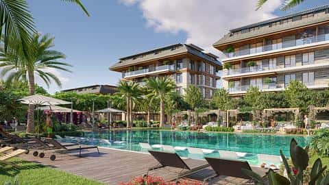 Investir dans les appartements de 1 à 4 chambres à Oba, Alanya, avec accès à la piscine — 10/56
