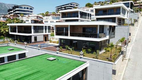 À vendre : Villa avec vue sur la mer à Kargicak, Alanya avec 4 chambres et citoyenneté — 5/32