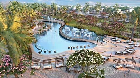 Diese Reihenhäuser mit 4 Schlafzimmern in Golf City, Dubai — 7/7