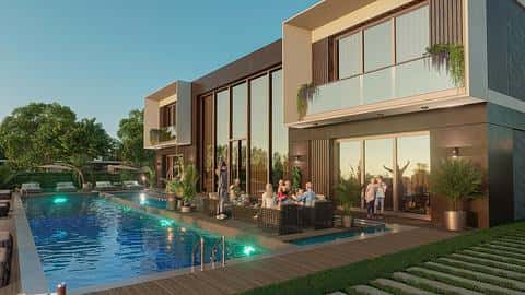 Villa domotique à vendre avec vue sur la ville et la nature à Buyukcekmece, 7 ou 6 chambres — 2/13