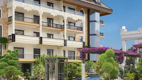 Appartement à vendre à Oba, Alanya : 0-3 chambres, piscine et salle de sport — 8/26