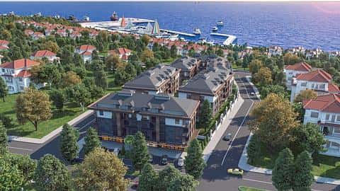 Appartements à vendre à Beylikdüzü, Istanbul, avec 2 à 7 chambres, vue sur la mer et permis de séjour — 8/26