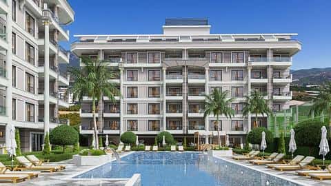Appartements avec Vue sur Mer à Vendre à Kargicak, Alanya : 1 à 4 Chambres Disponibles — 2/12