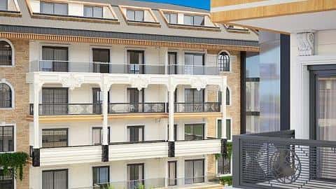 Appartement à vendre à Oba, Alanya : 0-3 chambres, piscine et salle de sport — 10/26