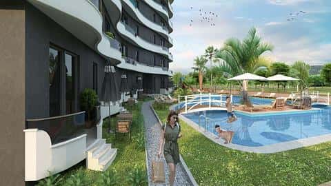 Complexe d'appartements sophistiqué situé à Aksu, Antalya — 6/85