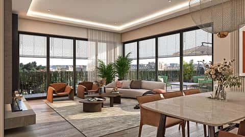 À vendre : appartements à Zeytinburnu avec 1 à 3 chambres, vue sur la mer et option de citoyenneté — 7/31