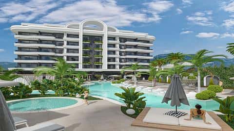 Acheter un appartement à Kestel, Alanya : Vue sur mer et piscine - 1, 2, 4 chambres avec accès à la citoyenneté — 5/33