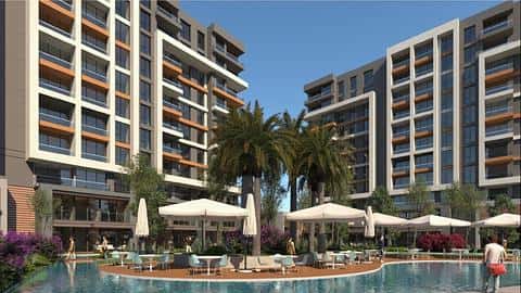 Achetez un appartement de 2, 3 ou 4 chambres avec piscine à Basaksehir, centre-ville d'Istanbul — 8/20